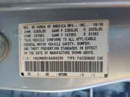 2006 HONDA ACCORD