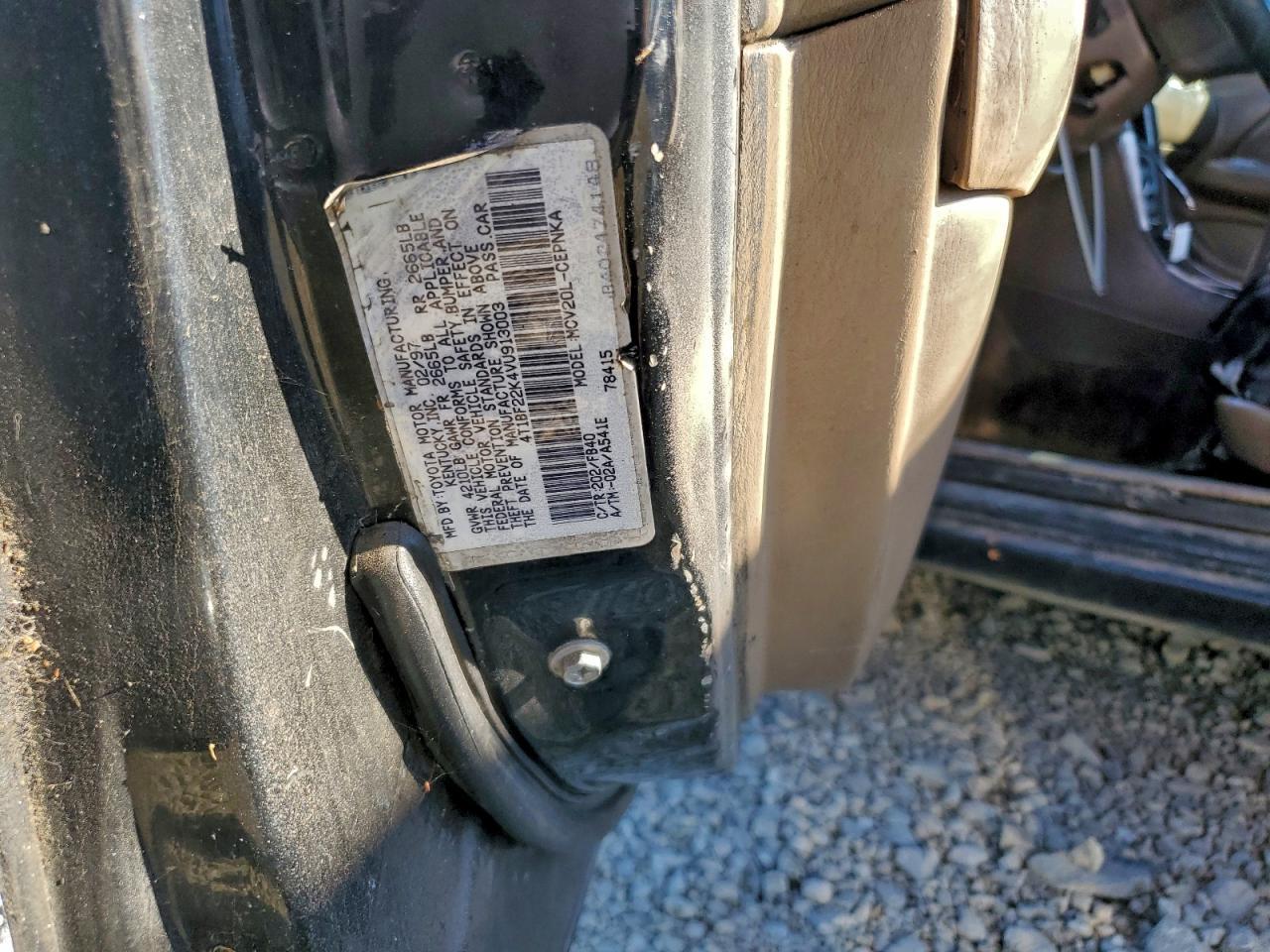 1997 TOYOTA CAMRY