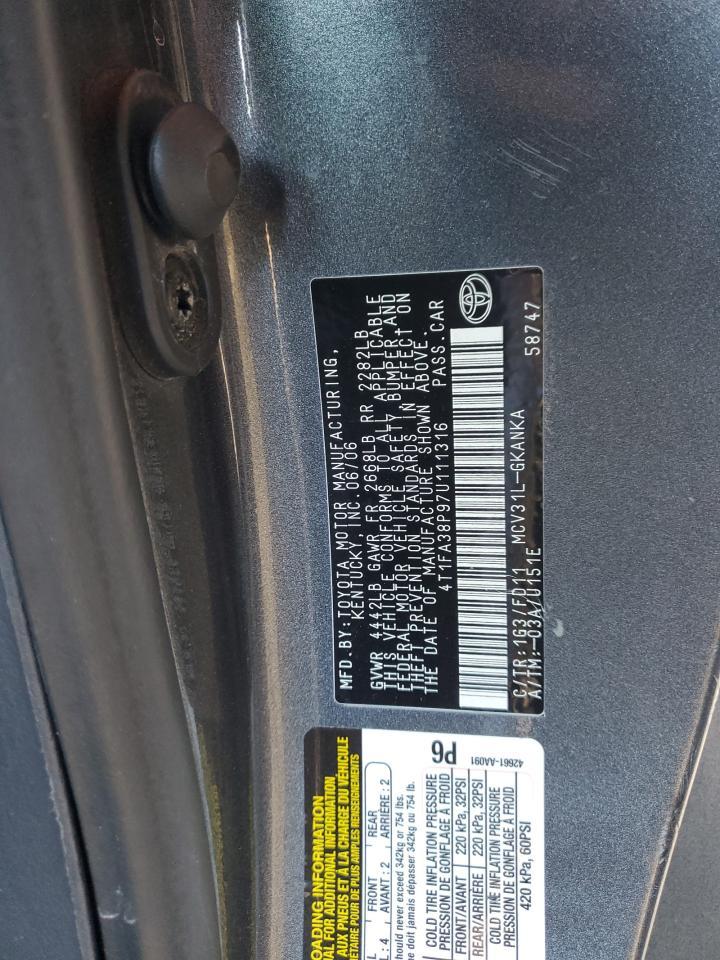 2007 TOYOTA CAMRY