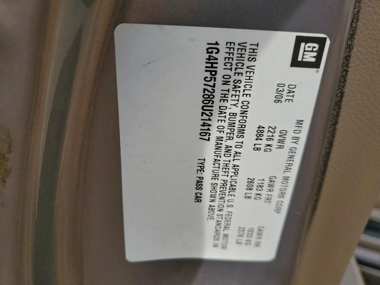 2006 BUICK Lucerne