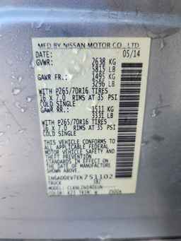 2014 NISSAN Frontier