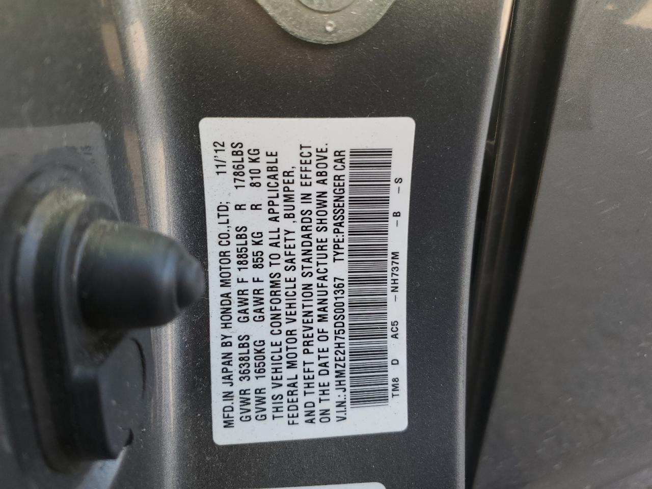 2013 HONDA Insight