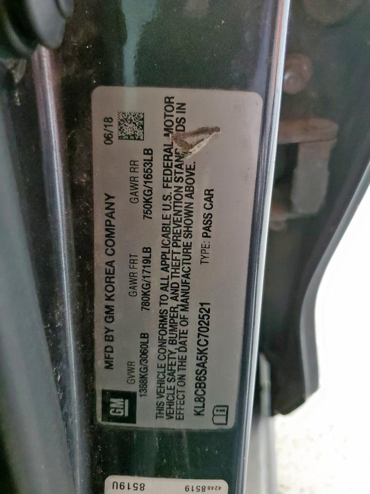 2019 CHEVROLET Spark