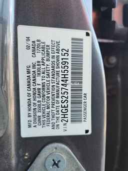 2004 HONDA CIVIC