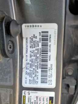 2007 TOYOTA COROLLA