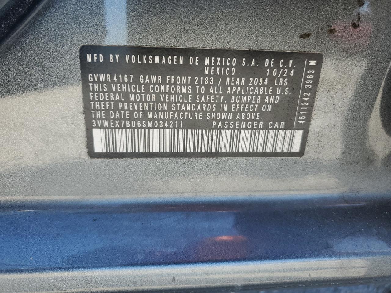 2025 VOLKSWAGEN JETTA