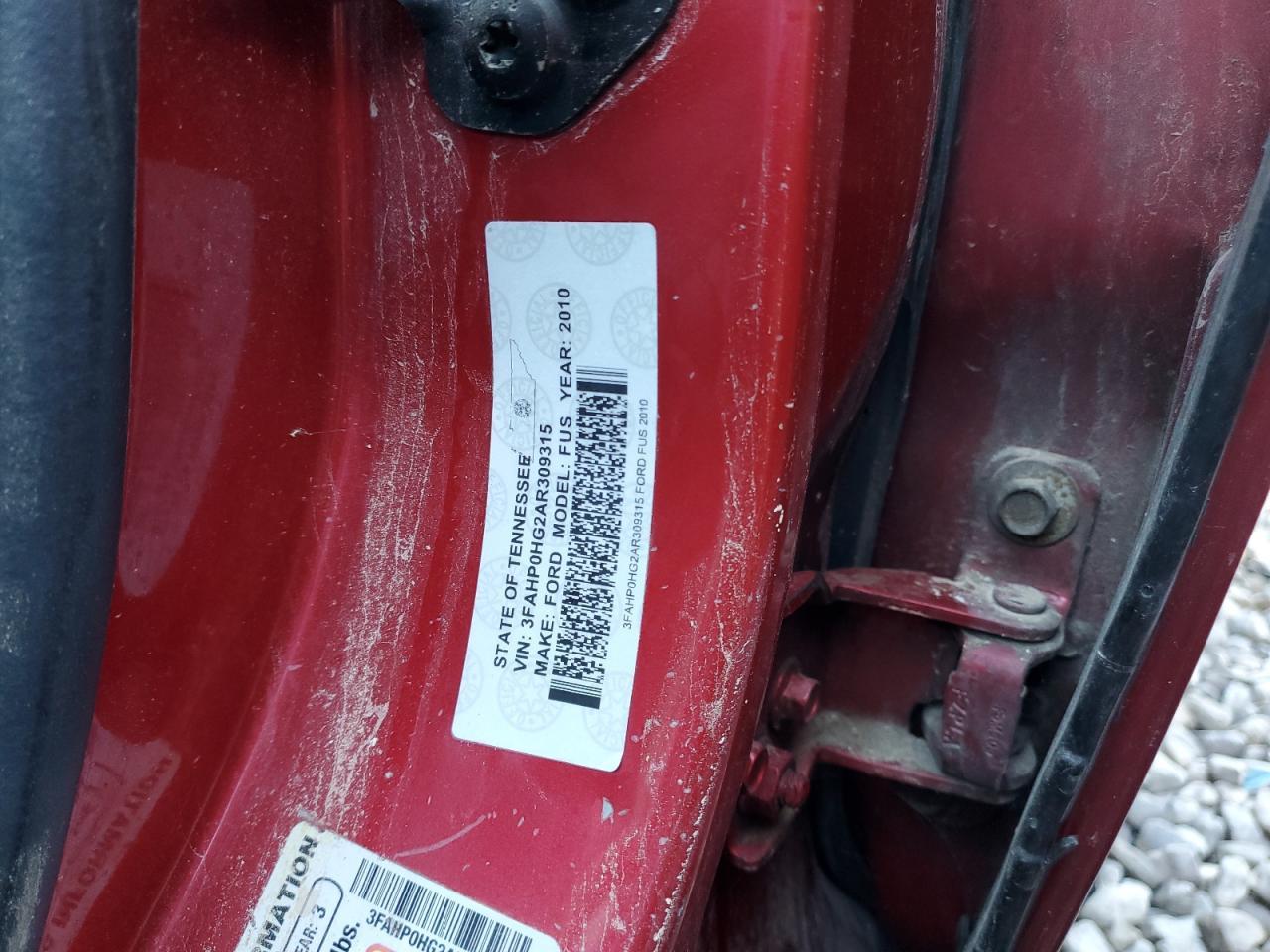 2010 FORD FUSION