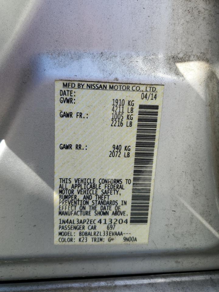 2014 NISSAN ALTIMA