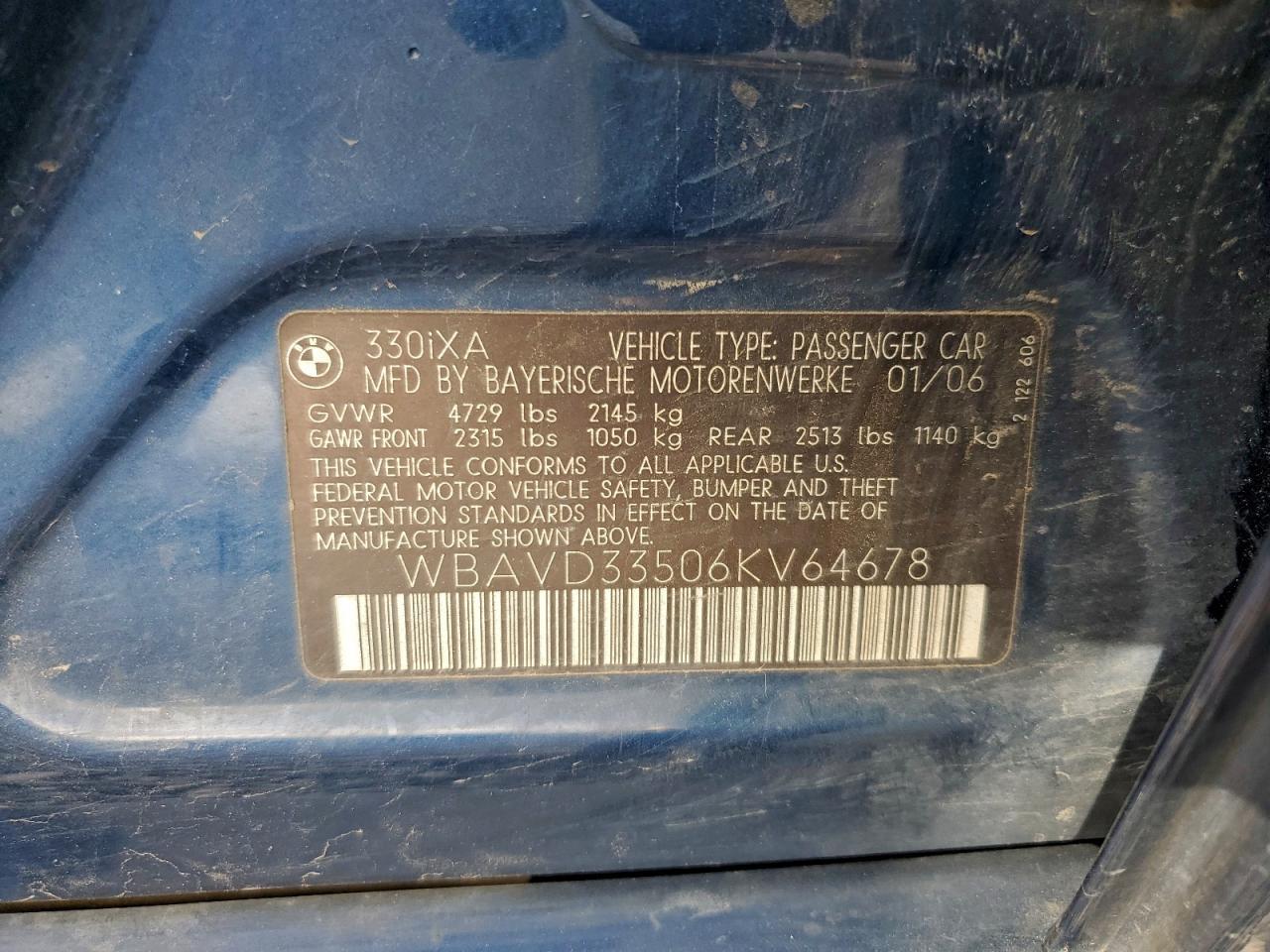 2006 BMW 3 SERIES