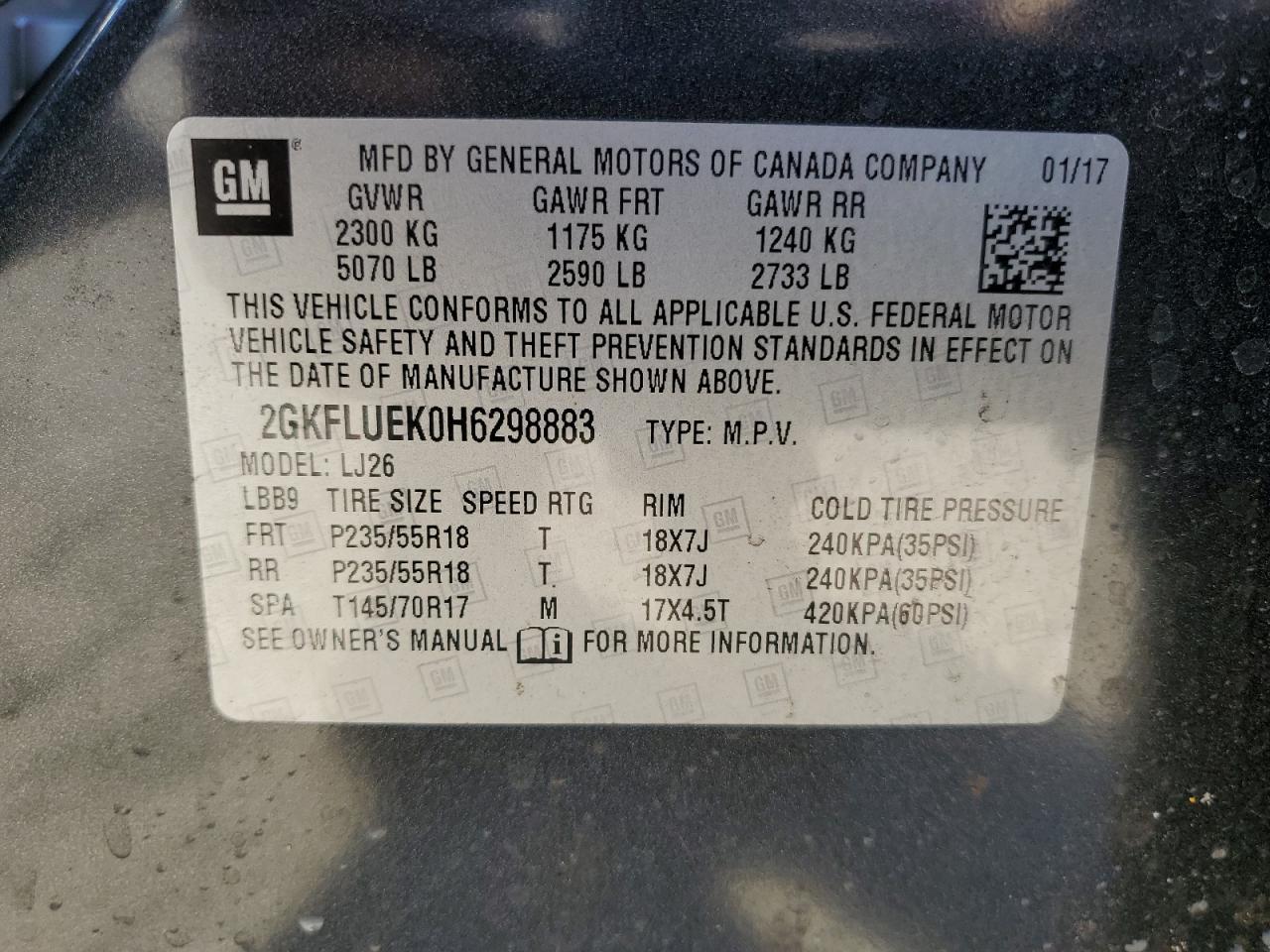 2017 GMC Terrain