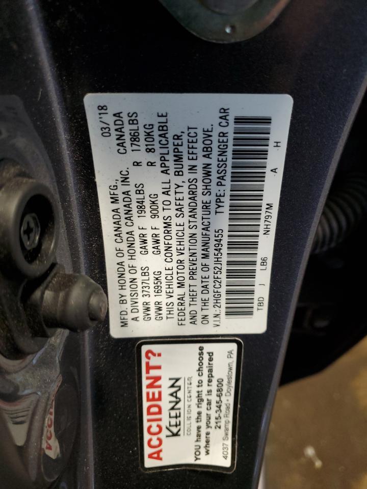 2018 HONDA CIVIC
