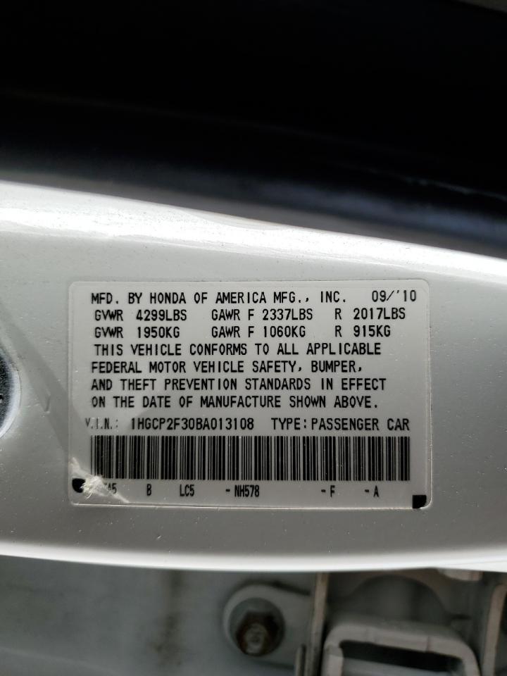 2011 HONDA ACCORD