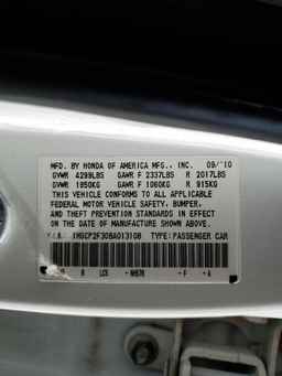 2011 HONDA ACCORD