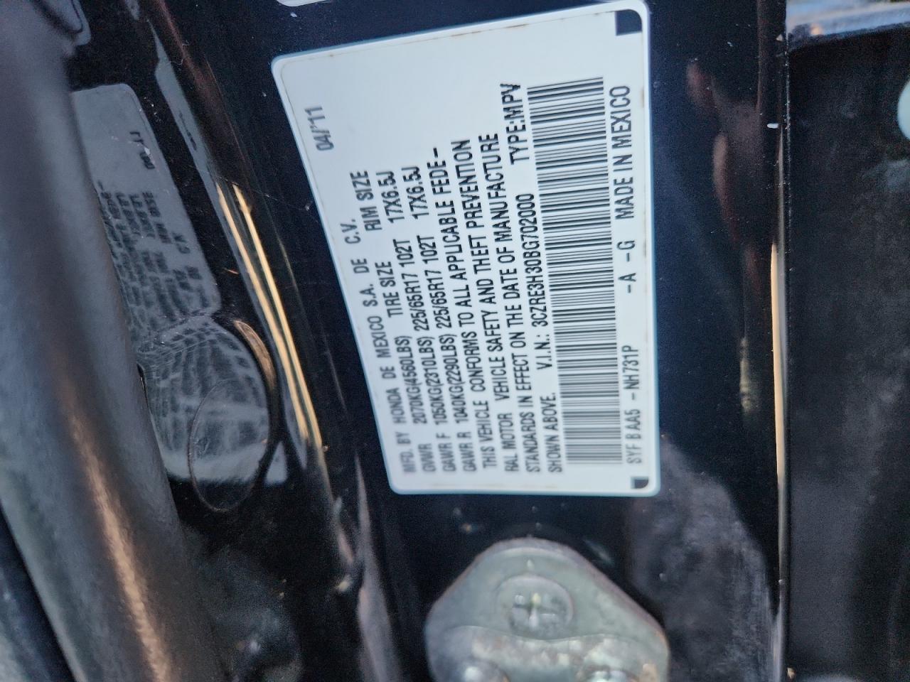 2011 HONDA CR-V