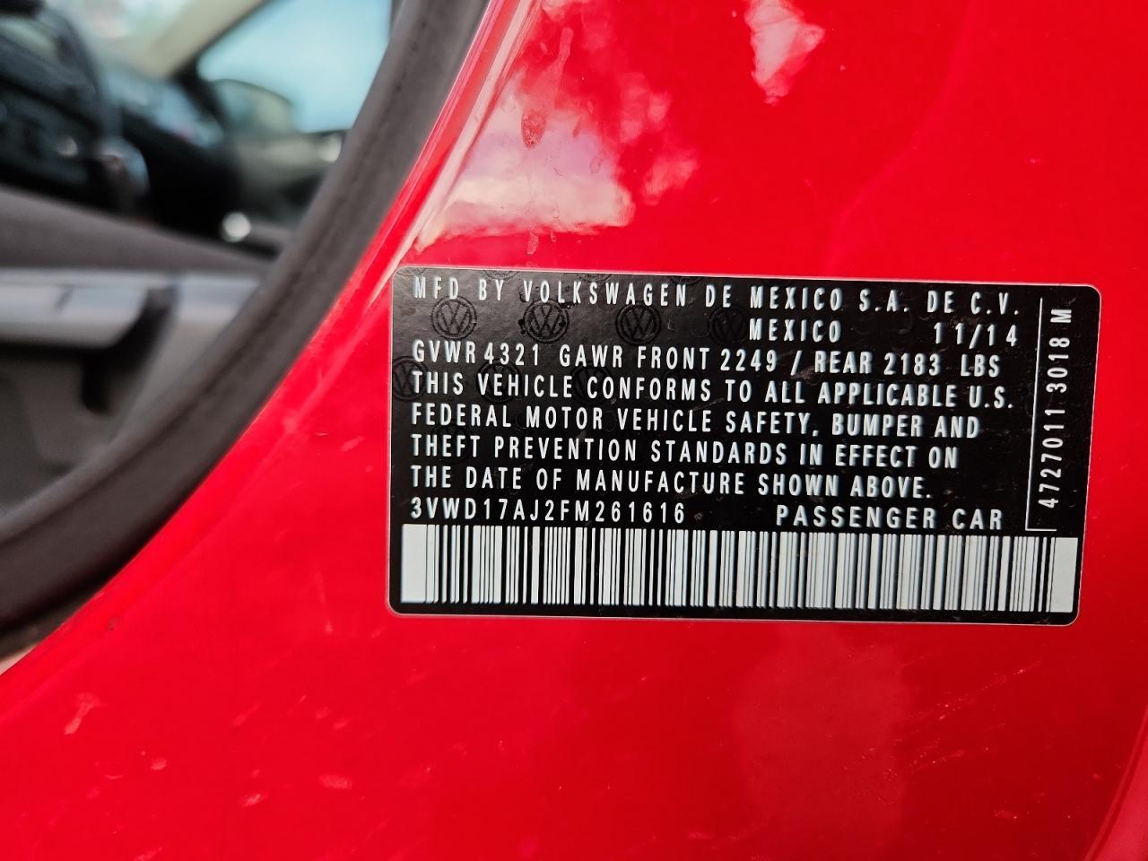 2015 VOLKSWAGEN JETTA
