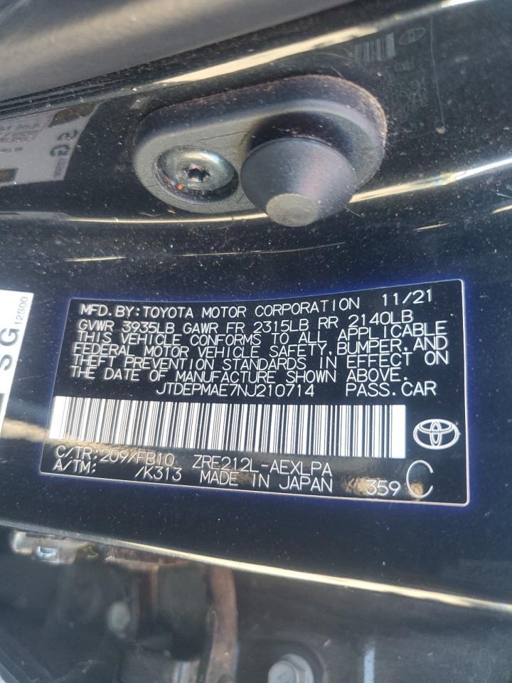 2022 TOYOTA COROLLA