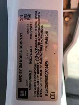 2013 CHEVROLET Spark
