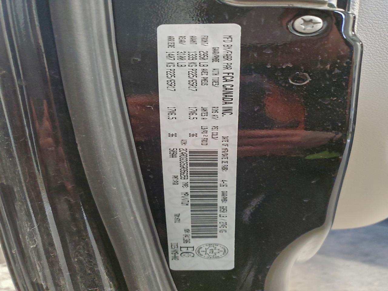 2016 DODGE GRAND CARAVAN