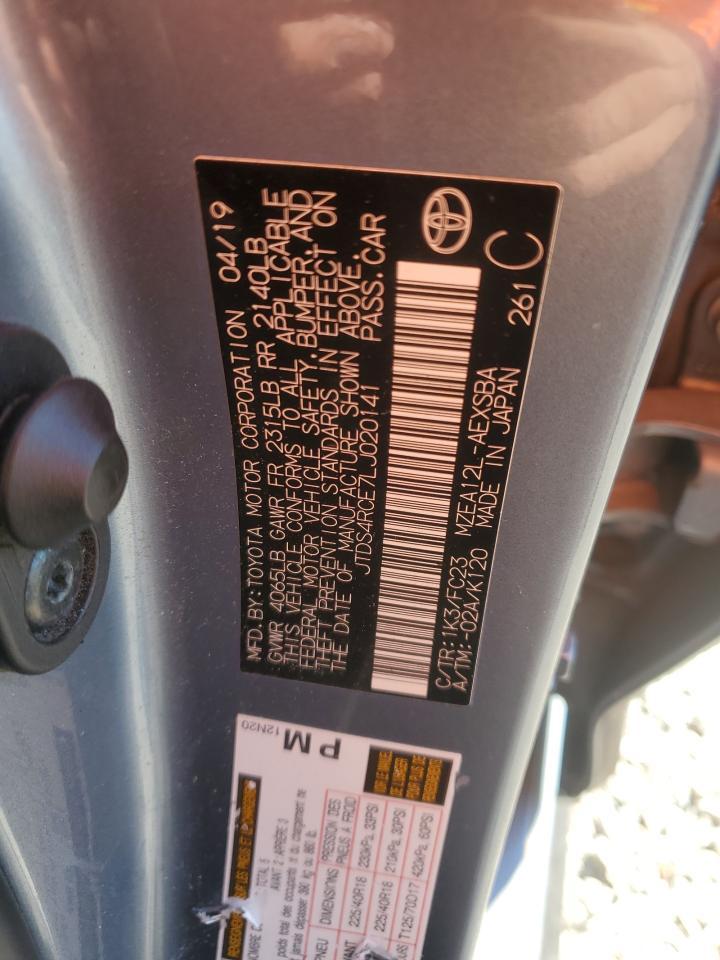 2020 TOYOTA COROLLA