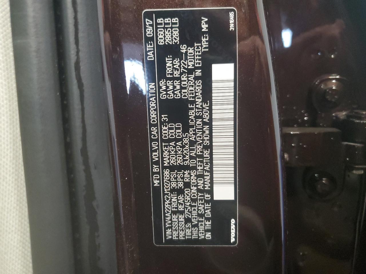 2018 VOLVO XC90