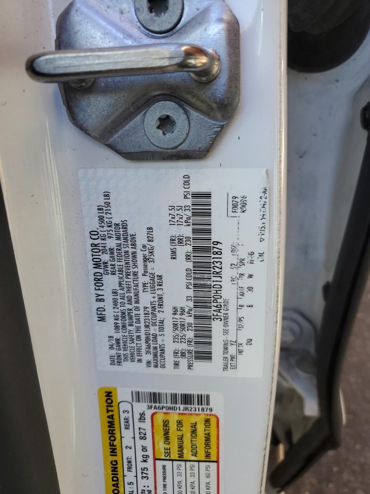 2018 FORD FUSION
