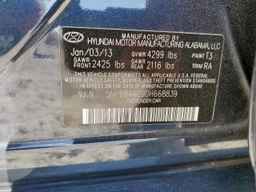 2013 HYUNDAI SONATA