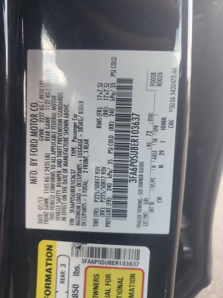 2014 FORD FUSION