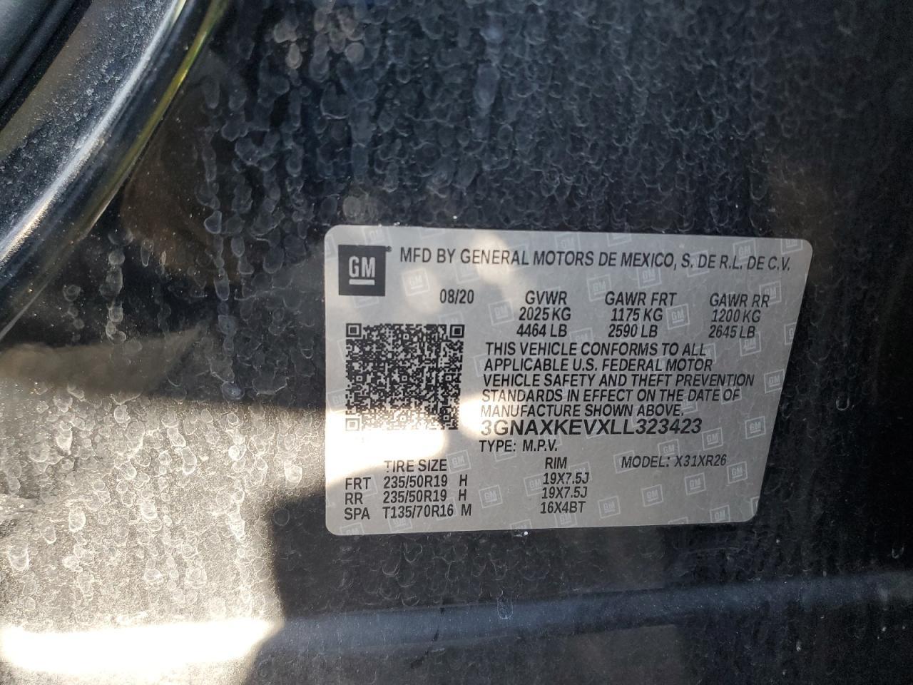 2020 CHEVROLET EQUINOX