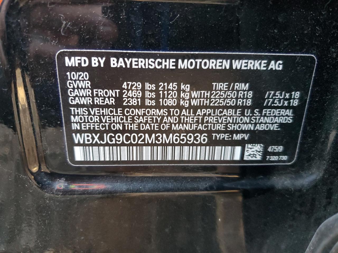 2021 BMW X1