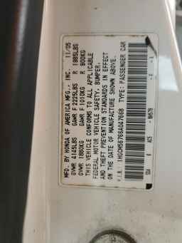 2006 HONDA ACCORD