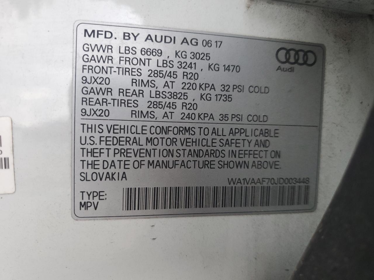 2018 AUDI Q7
