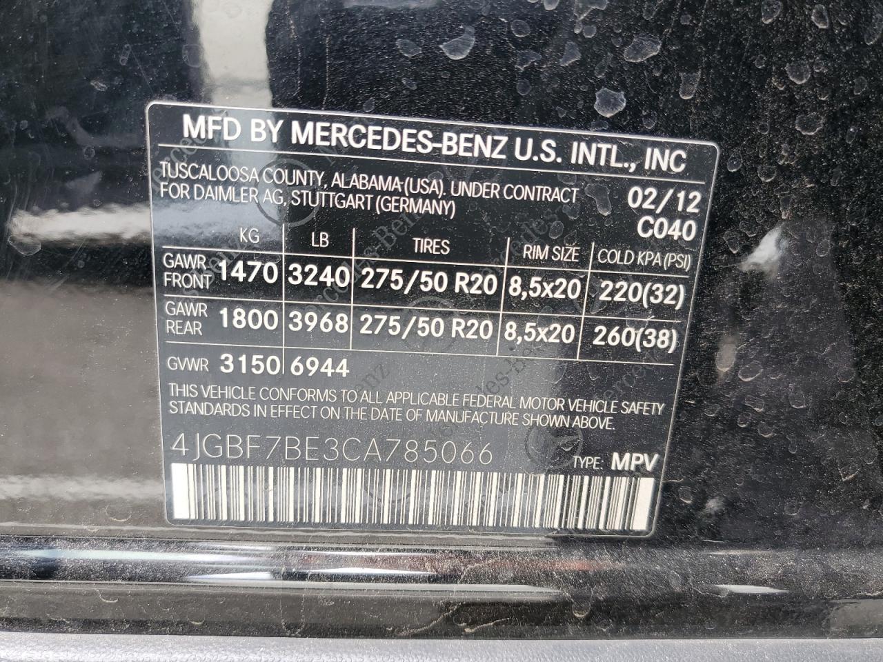 2012 MERCEDES-BENZ GL-Class