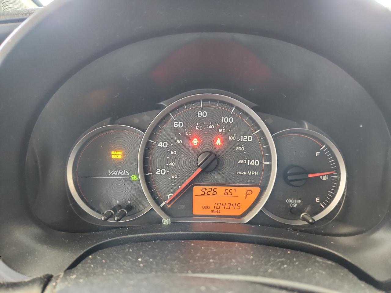 2012 TOYOTA YARIS