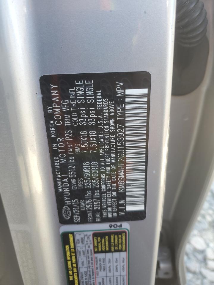 2016 HYUNDAI SANTA FE