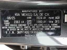 2025 KIA K4