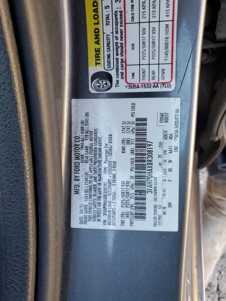 2011 FORD FUSION