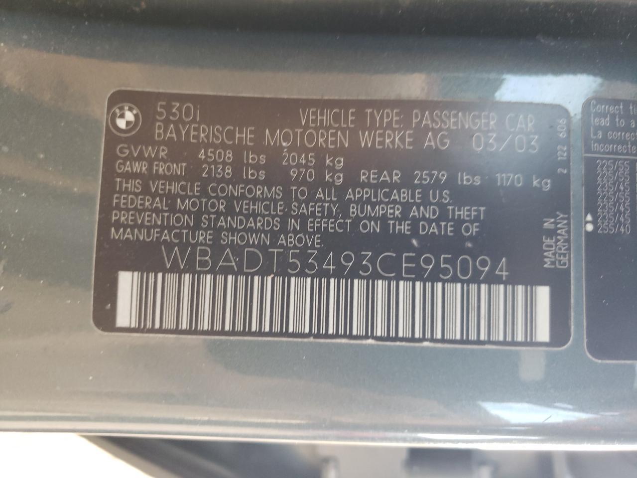 2003 BMW 5 series