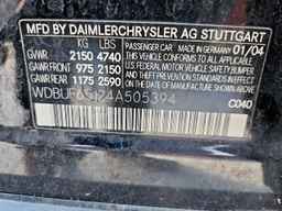 2004 MERCEDES-BENZ E-Class