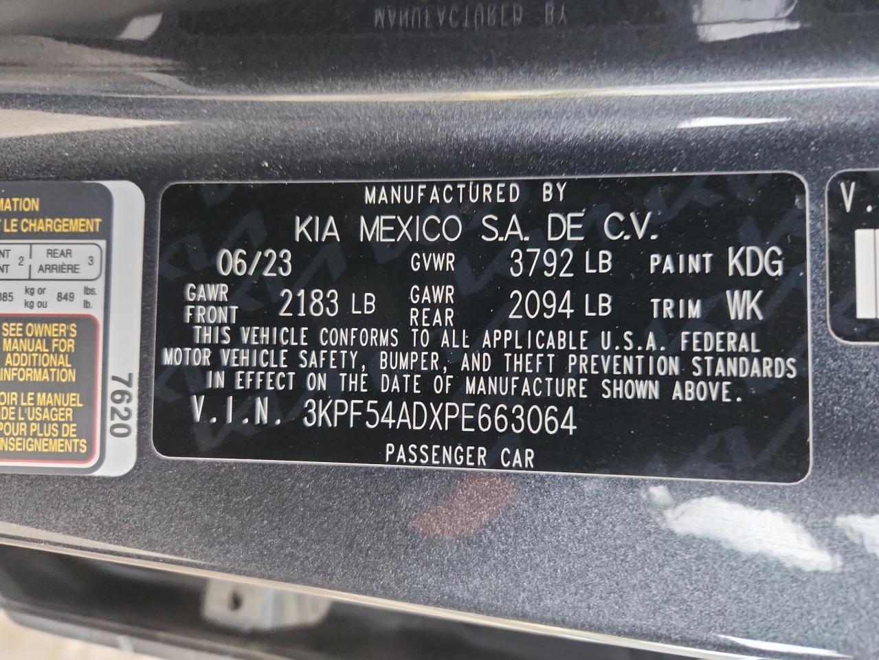 2023 KIA FORTE