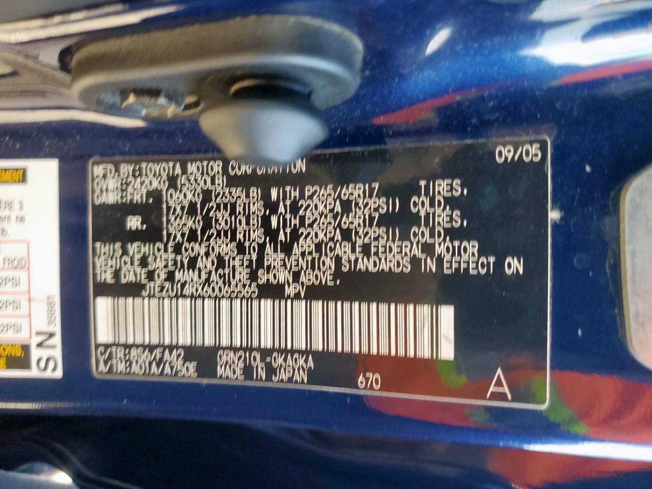 2006 TOYOTA 4Runner