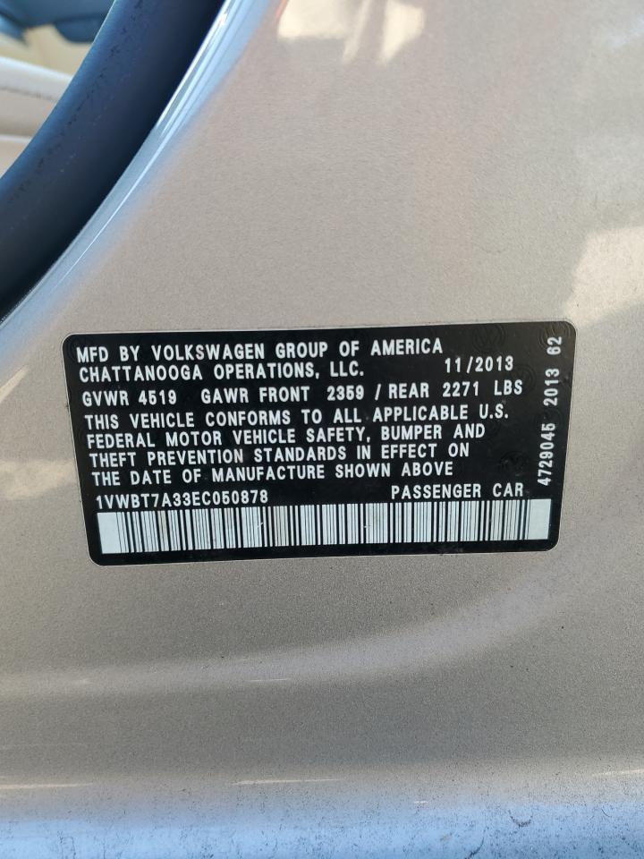 2014 VOLKSWAGEN Passat