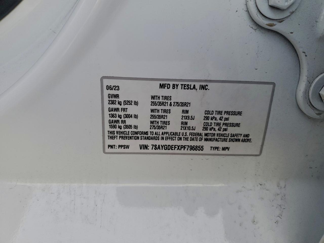 2023 TESLA MODEL Y
