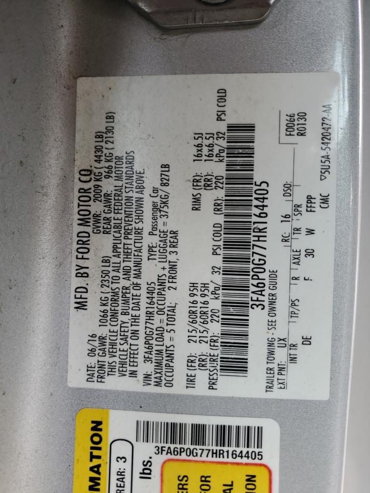 2017 FORD FUSION