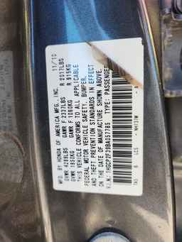 2011 HONDA ACCORD