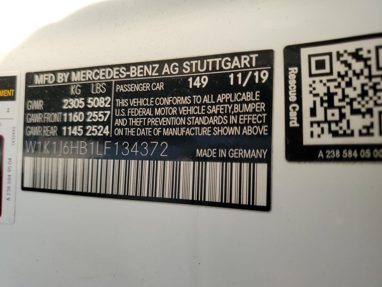 2020 MERCEDES-BENZ E-Class