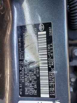 2012 TOYOTA CAMRY