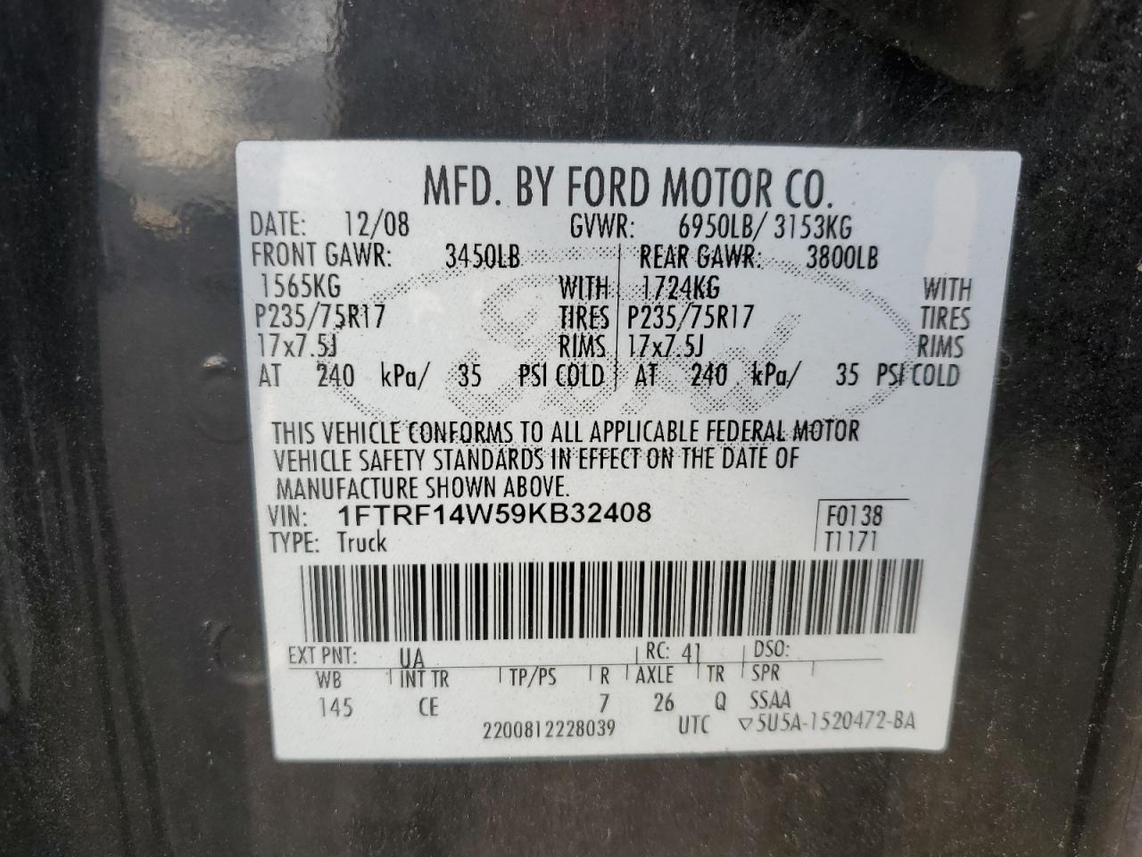 2009 FORD F-150 Lightning
