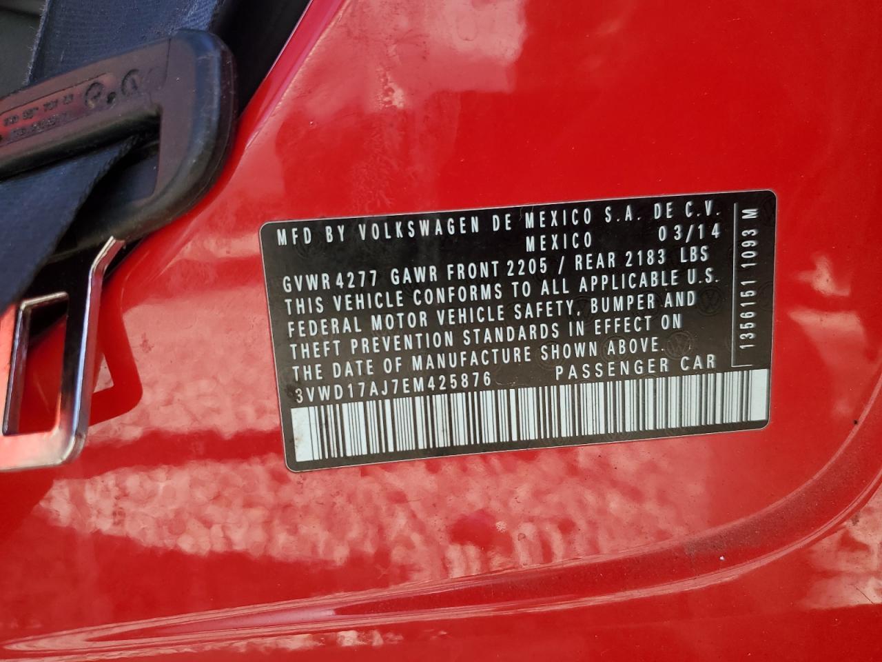 2014 VOLKSWAGEN JETTA
