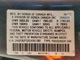 2012 HONDA CIVIC