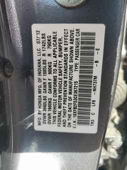 2012 HONDA CIVIC